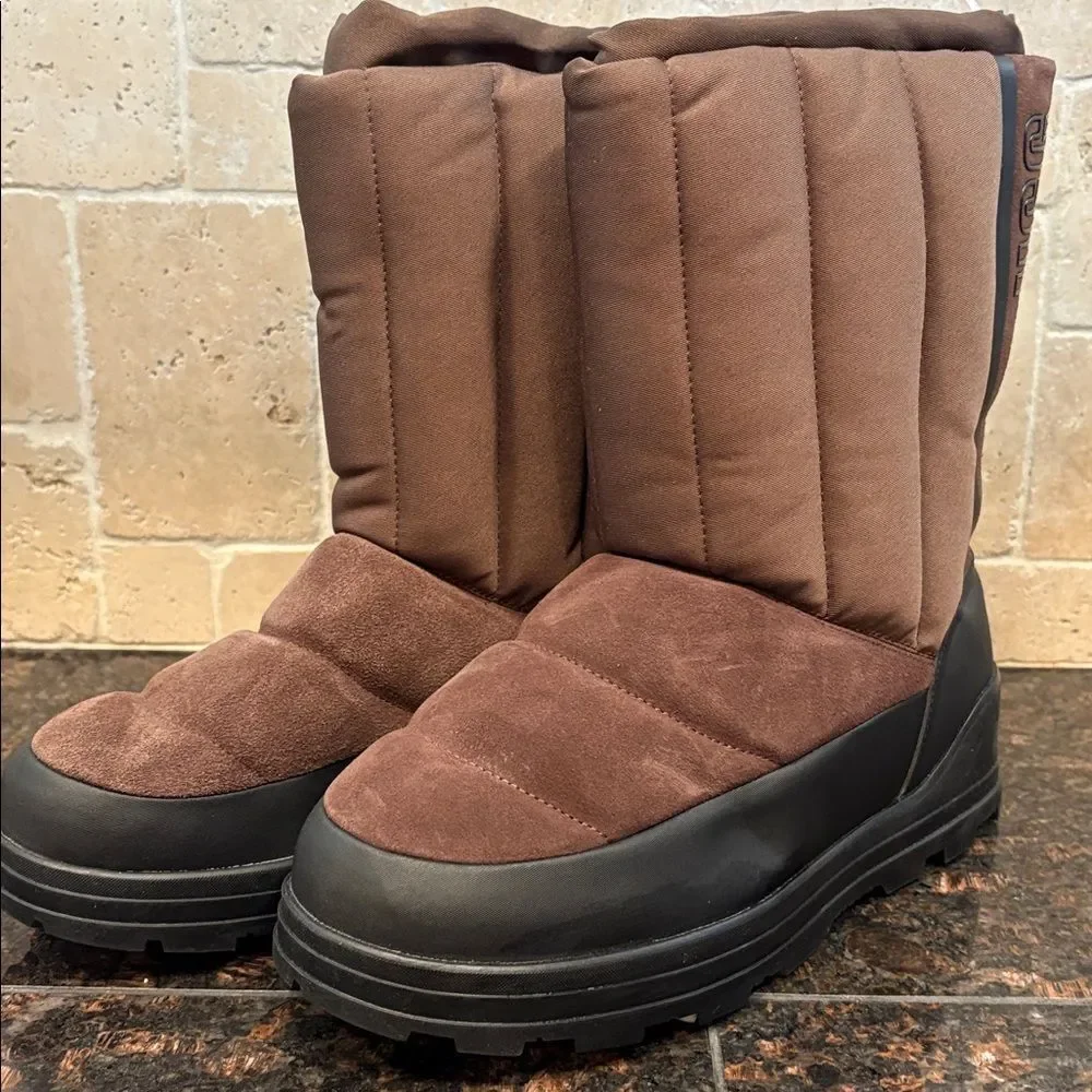 NWT UGG Classic Klamath Cedar Suede Textile Waterproof Snow Boots